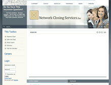 Tablet Screenshot of networkclosing.com